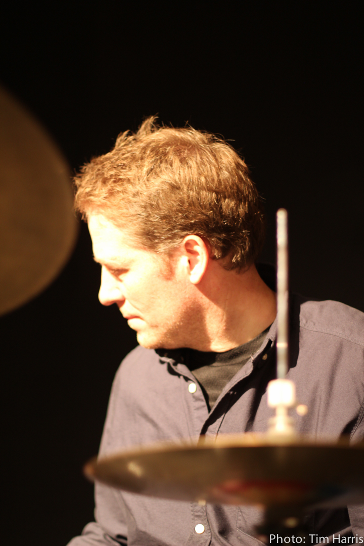 Carsten Lindholm, drummer, photo: Tom Harris